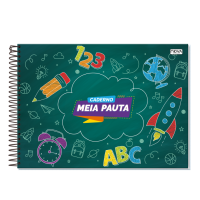 CAD.MEIA PAUTA C.D.ESP.OF.60FLS 1338-6 C/4